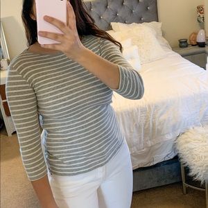 Long sleeve stripped shirt